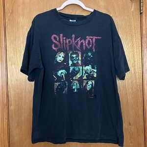 Vintage 2001 Slipknot Band T-Shirt double sided